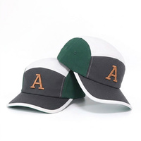 Casquette de camping et de plage en coton brodé camouflage 5 panneaux, personnalisable, de haute qualité, pour le sport, la course, la randonnée, le surf et l'escalade, vente en gros