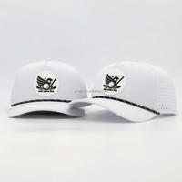 Gorra de Béisbol de 5 Paneles con Logotipo Personalizado, Gorra Deportiva de 5 Paneles con Perforaciones Cortadas a Láser, Gorra de Golf de Poliéster Impermeable con Cuerda