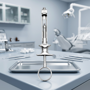 Jeringa Dental Manual de Aspiración Personalizada de 1.8ml con Límite de Presión, Curetas Quirúrgicas para Hueso, CE Plata, 1 Año, Clase I - Product Image 3