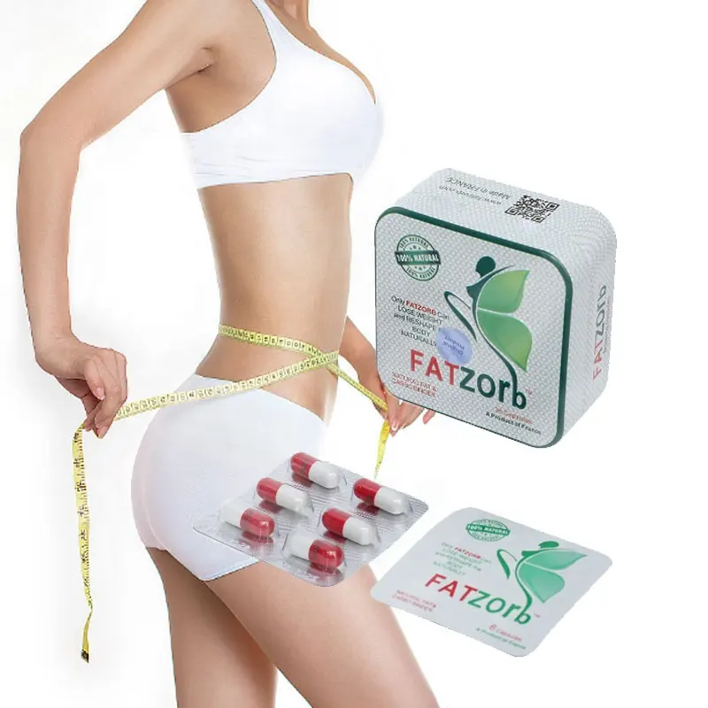 Nhãn hiệu riêng giảm béo viên nang hộp sắt keto fatzorb sự thèm ăn ức chế Viên nang để giảm cân