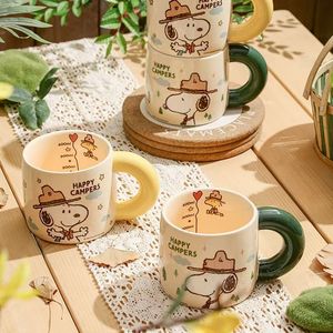 High Quality <b>Cheap</b> Cartoon Cute Animal Ceramic Coffee Mug Food Safe Reusable with Big Handle Business <b>Gift</b> - Product Image 5