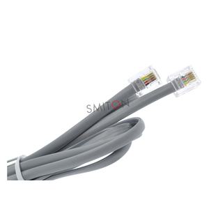 Câble téléphonique <span class=keywords><strong>fixe</strong></span> plat RJ11 6P4C 2M Audio & Vidéo Produit - Product Image 4