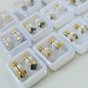 Boucles d'oreilles de marque de luxe, célèbres boucles d'oreilles <span class=keywords><strong>Bb</strong></span> Y Cargo Double C TB, bijoux de créateur, fête, simples, en acier inoxydable, boucles d'oreilles à clous de marque - Product Image 6