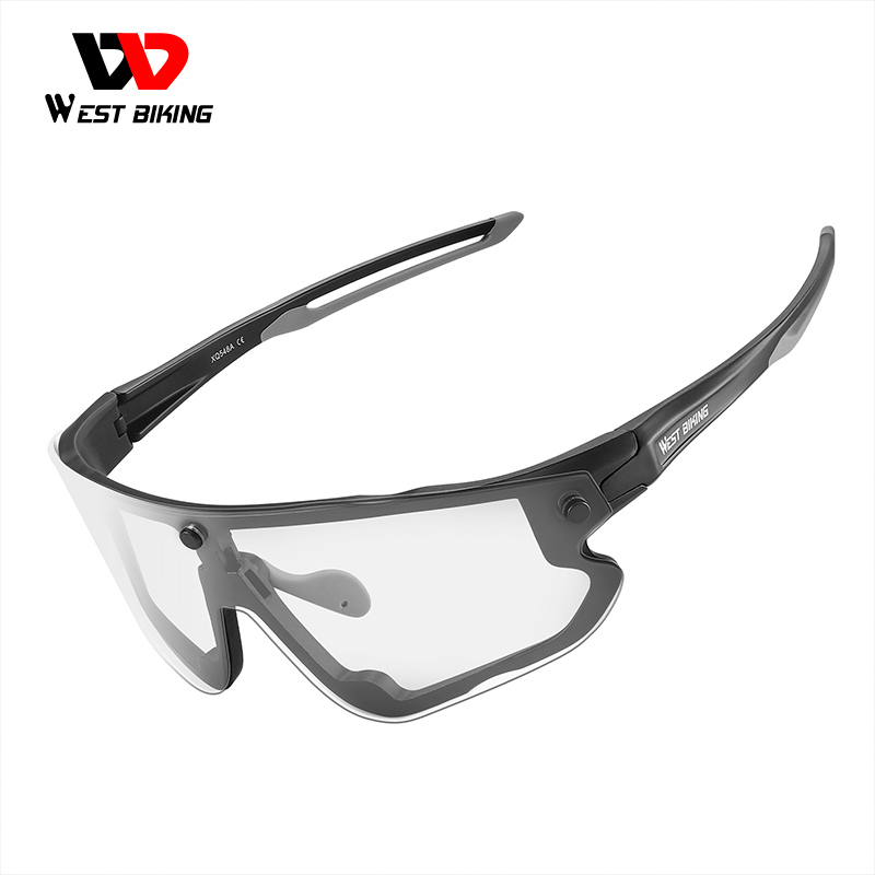 Западный Новый интеллигентая (ый) обесцвечивание велосипедные очки прозрачные для мужчин анти-УФ 400 велосипедные очки фотохромные очки для велоспорта