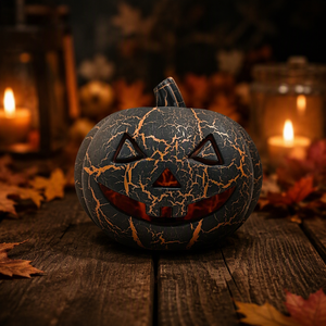 Luci Atmosferiche a Forma di Zucca a Batteria, Decorazioni di Halloween in Plastica per Interni, Ornamenti per Parchi Divertimento e <span class=keywords><strong>Horror</strong></span> - Product Image 6