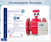 4-20mA RS485 instrument à distance électro magnétique split débitmètre pour lisier