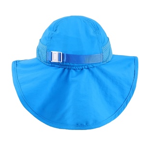 Toddler Baby Sun Hat Kids Summer UPF 50+ for <b>Boys</b> Girls Adjustable Beach Hats with Bucket Wide Brim Age 1-7 Years - Product Image 5