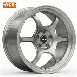 1 pièce Jantes forgées sur mesure 20 <span class=keywords><strong>pouces</strong></span> 5x108 5x110 avec enjoliveurs flottants brossés transparents pour voiture <span class=keywords><strong>de</strong></span> tourisme - Product Image 6