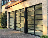 Porte de garage intelligente LONG TAI avec cadre en aluminium, arrêt automatique et sécurité anti-pincement