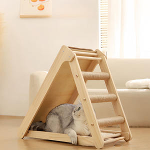 बिल्ली के खिलौने फोल्डेबल बिल्ली पेड़ टॉवर सीढ़ी और रैंप के साथ - Product Image 5