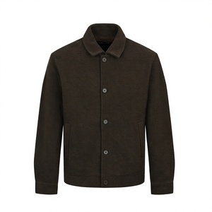 <b>Men's</b> <b>Canvas</b> Shirt <b>Jacket</b> Solid Color Hooded Zipper Casual Winter Wear Regular Fit Reversible - Product Image 1