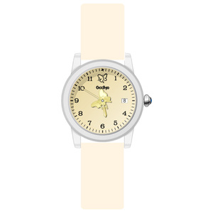 นาฬิกาข้อมือควอตซ์หน้าปัดกลมขนาดเล็กกันน้ำสำหรับผู้หญิง - Product Image 1