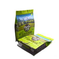 Vente en gros de papier kraft écologique pour chiens, emballage en plastique opp biodégradable, sac imprimé pour aliments pour animaux de compagnie