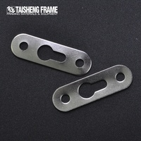 Supports de goutte d'eau, plaques de suspension robustes simples pour cadres photo, miroirs, crochets de cadre en Zinc, support en fer d'estampage en métal
