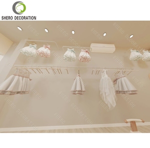 Fashion Kids Clothing Shop Design Customized Metal Garment Display Rack Clothing Store Display Rack Clothing Store Furniture - Product Image 4