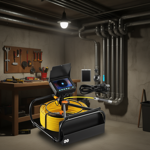 4.3 \ "écran industriel Pipeline Inspection caméra DVR fonction 65.6FT étanche IP68 serpent câble endoscope LED lumières pour la maison - Product Image 2