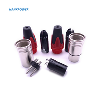 Connecteur XLR mâle et femelle coloré, 1 pièce, 3 broches, adaptateur, prise pour câble de Microphone