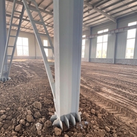Estructura de Acero Prefabricada de Bajo Costo para Talleres, Almacenes y Fábricas, para Proyectos de Manufactura y Almacenamiento