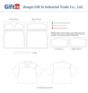 Maillots de football américain en polyester personnalisés à manches courtes imprimés de grande taille respirants et bon marché pour hommes - Product Image 6