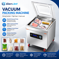 Mesin Pengemas Vakum Komersial Multi-Kantong Tipe Lantai 304 Stainless-Steel Chamber Sealer Layar Digital Bersertifikasi CE