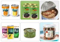 Máquina automática de sellado de tapas de alimentos enlatados, máquina de cierre de latas, máquina selladora de latas de bebidas automática