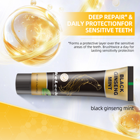 Dentifrice Keleek au Ginseng Noir et Menthe, Blanchiment Naturel des Dents, Haleine Fraîche, Soin des Gencives, Nettoyage en Profondeur, Hygiène Buccale pour Usage Domestique