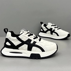Nouvelles chaussures compensées à semelle épaisse pour hommes, tendance, luxueuses, polyvalentes, sportives, décontractées, pour la marche et les loisirs - Product Image 1