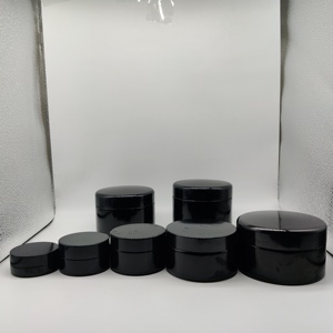 Wholesale 500ml 1L <strong>Large</strong> Packaging Wide Mouth Black UV Violet Glass Storage Container <strong>Jar</strong> With Screw Top Lid - Product Image 6