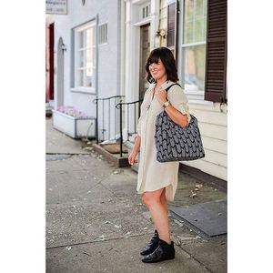 Sac à langer élégant et de qualité avec rayures, design tendance, vente en gros d'usine BSCI, sac fourre-tout pour tire-lait, sacs pour tire-lait pour maman et bébé - Product Image 6