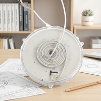 Balance connectée Mella avec câble rétractable de 1,8 m et connecteur femelle IEC, compatible 110V-250V, personnalisation du logo prise en charge