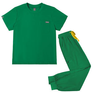 Uniforme de Enfermera OEM, Uniformes Personalizados para Uso Hospitalario, Nuevo Estilo de Uniforme Médico con Cuello Redondo, Conjuntos de Uniformes Médicos Unisex con Pantalones Jogger - Product Image 2