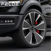 Jantes forgées tout-terrain Felde Custom 6061-T651 Gloss 1-Piece Turbofan de 15 à 26 pouces 5x100 5x114.3 pour Nissan Gt-R Maserati Mc20