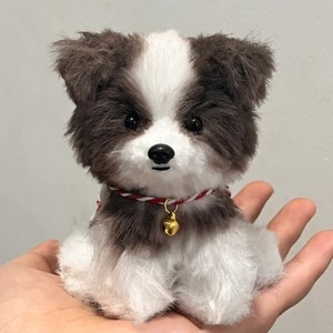 Hecho a mano DIY conjunto completo materiales piel de conejo Twist Stick cachorro cifrado lana gruesa raíz muñeca juguete terminado para niños - Product Image 1