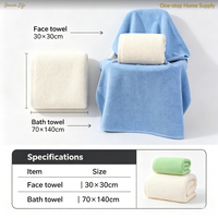 Ensemble de serviettes de bain et de visage 100 % coton pour hôtel et spa, couleur unie, tissage uni, doux et absorbant, pour chambre d'hôtes, salle de sport, vente en gros