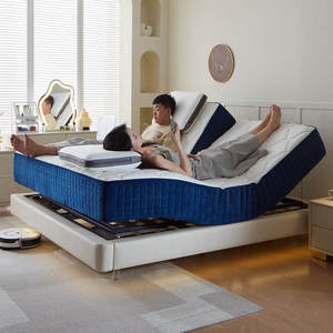 Cadre de lit électrique intelligent réglable ModernTatami |   Lit souple en cuir avec plateforme zéro gravité - Product Image 5