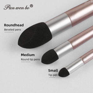 <span class=keywords><strong>3</strong></span> Größen Reibungszeichnungskunst Schaumstoff-Blender-Stift, Doppelkopf-Pastell-Mischstift, Skizzenpinsel - Product Image 4