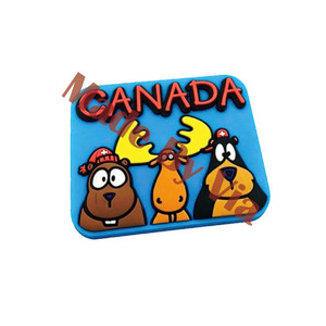 Imán <span class=keywords><strong>de</strong></span> Refrigerador Personalizado con Diseño Turístico <span class=keywords><strong>de</strong></span> Canadá, Imán 3D <span class=keywords><strong>de</strong></span> Animales, Imán <span class=keywords><strong>de</strong></span> Goma PVC - Product Image 2