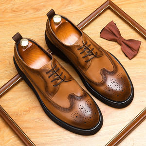 Nuevo Diseño de Zapatos Oxford de Gran Tamaño, Venta Directa y al por Mayor, Zapatos Formales y Casuales de Cuero Genuino para Hombre - Product Image 1