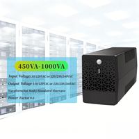UPS Offline 650VA dengan Baterai Internal, Cadangan Daya Router Modem Desktop, Mini Uninterruptible Power Supply Handal untuk Penggunaan Rumah dan Kantor