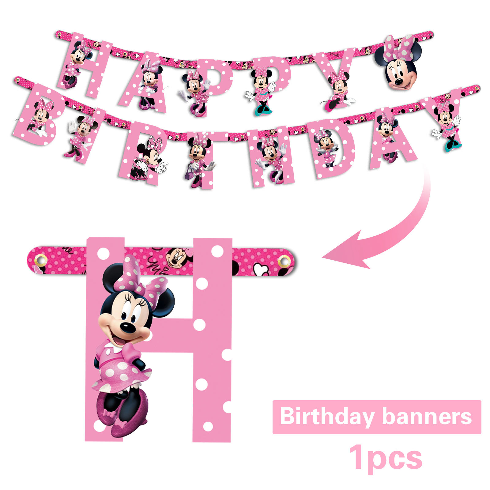 1pc HAPPY BIRTHDAY banner