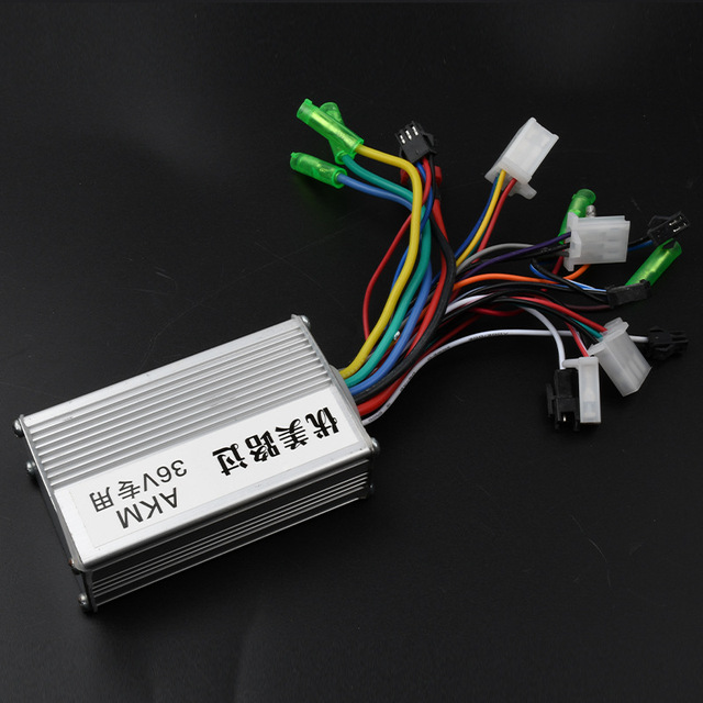 6-MOSFET 36V/48V 350W Aluminum Intelligent Dual-Mode Brushless Lithium Battery Electric Bicycle Controller
