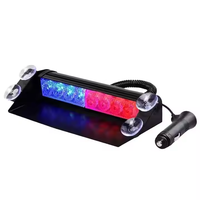 Luces estroboscópicas LED para coche rojo/azul Amarillo/blanco lámparas de señal Flash Dash emergencia intermitente parabrisas luz de advertencia 12V