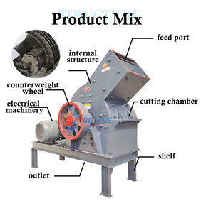 Broyeur à marteaux manuel broyeur machine de fabrication de sable de grands pavés - Product Image 2