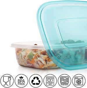 Brand New High Quality Eco-Friendly Modern Set 7 Transparent PET Food Storage Containers 0-1L Capacity Injection Technology - Product Image 3