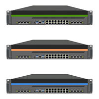 2U Lga2011-3 C612 16 * Lan 8 * Sfp double Intel Xeon E5-V3/V4 passerelle réseau appareil X86 serveur d'entreprise pare-feu routeur