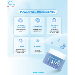 Bálsamo Limpiador QL, enriquecido con aceite de jojoba y minerales, controla suavemente la grasa y nutre la piel normal a seca. - Product Image 6