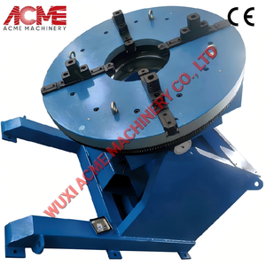 Mesa Giratoria de Soldadura Automática de <span class=keywords><strong>2</strong></span> Ejes, Plataforma Giratoria Inclinable para Soldadura de Bridas de Tuberías, Ajuste VFD, Posicionador de Soldadura, 1.5 Años - Product Image 2