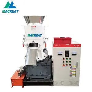 MACREAT automatische Holzpellet-Produktions maschine 30KW Biomasse-Pellet mühle China Fabrik produktion heißer Verkauf LDRH400 Pellet mühle