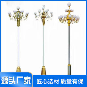 Солнечный светодиодный уличный садовый светильник 3 м водонепроницаемый алюминиевый профиль квадратный фонарь IP65 общественный уличный свет источник питания батареи - Product Image 3