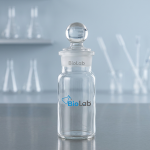 Frasco cilíndrico de pesaje de vidrio borosilicato 3.3 BIOLAB, transparente, para laboratorio, de forma alta, con tapón, cumple con ASTM 438 - Product Image 1